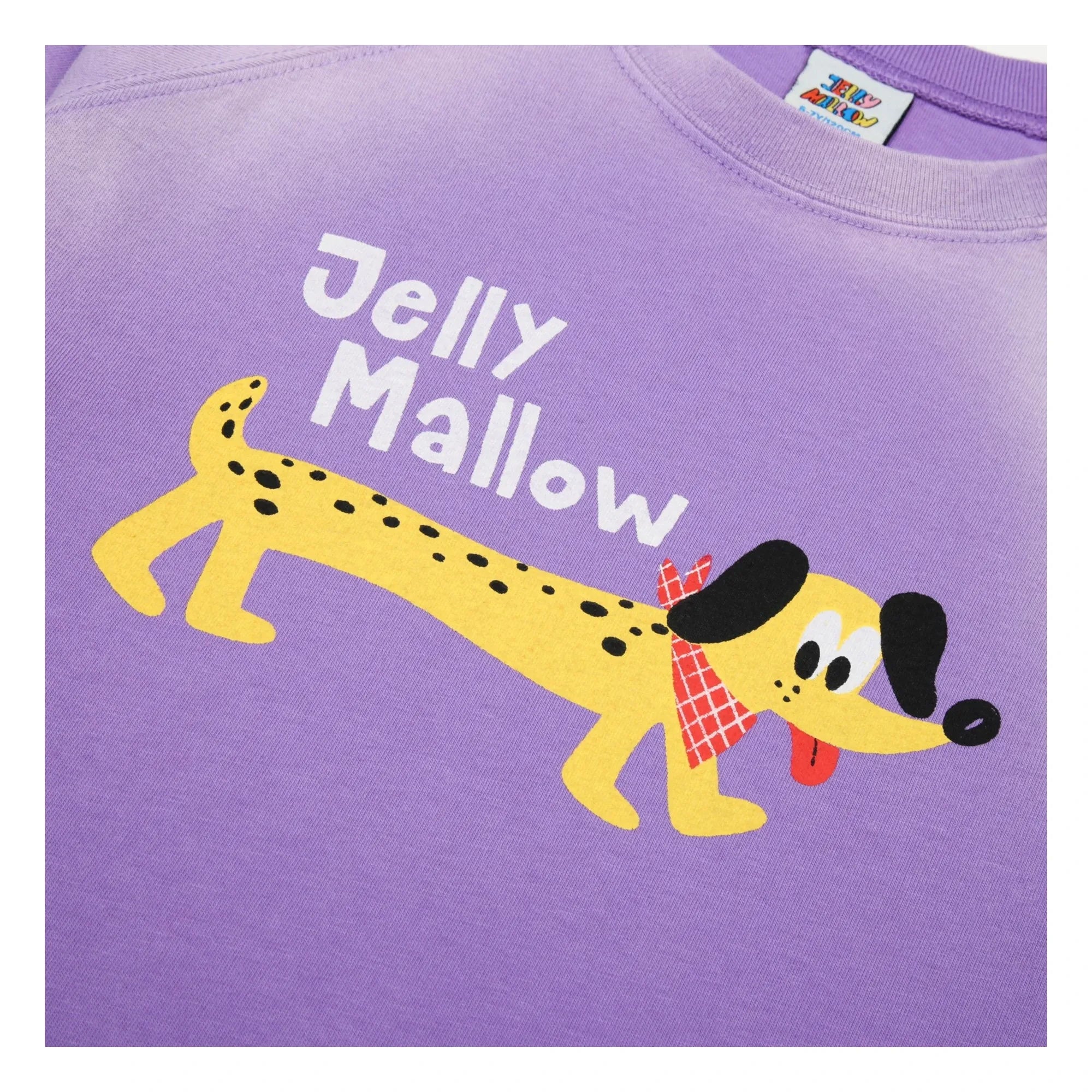 Jelly Mallow - Tie and Dye Köpek Tişörtü | Mor