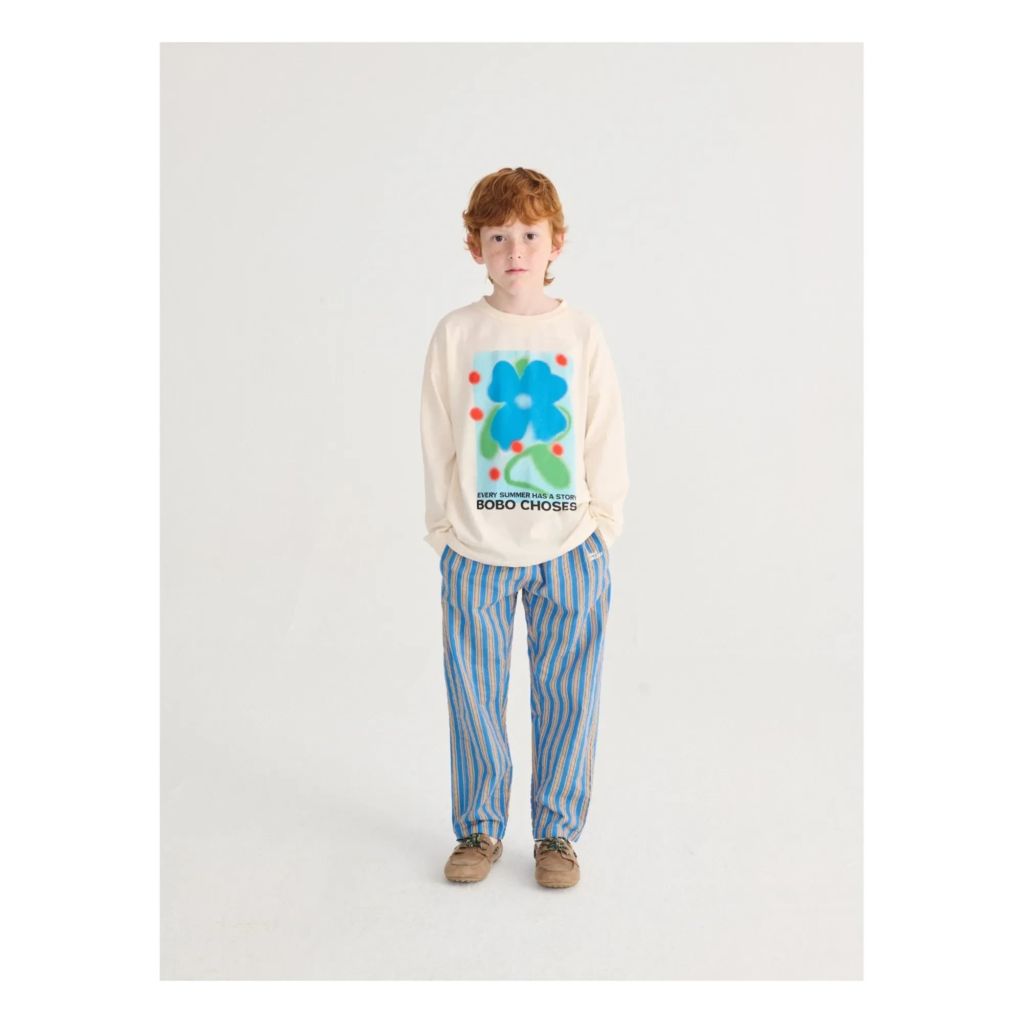 Bobo Choses - Gestreifte Hose | Blau