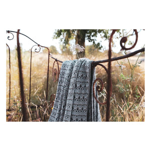 Numero 74 - Tara Crochet Blanket | Ice Blue S032