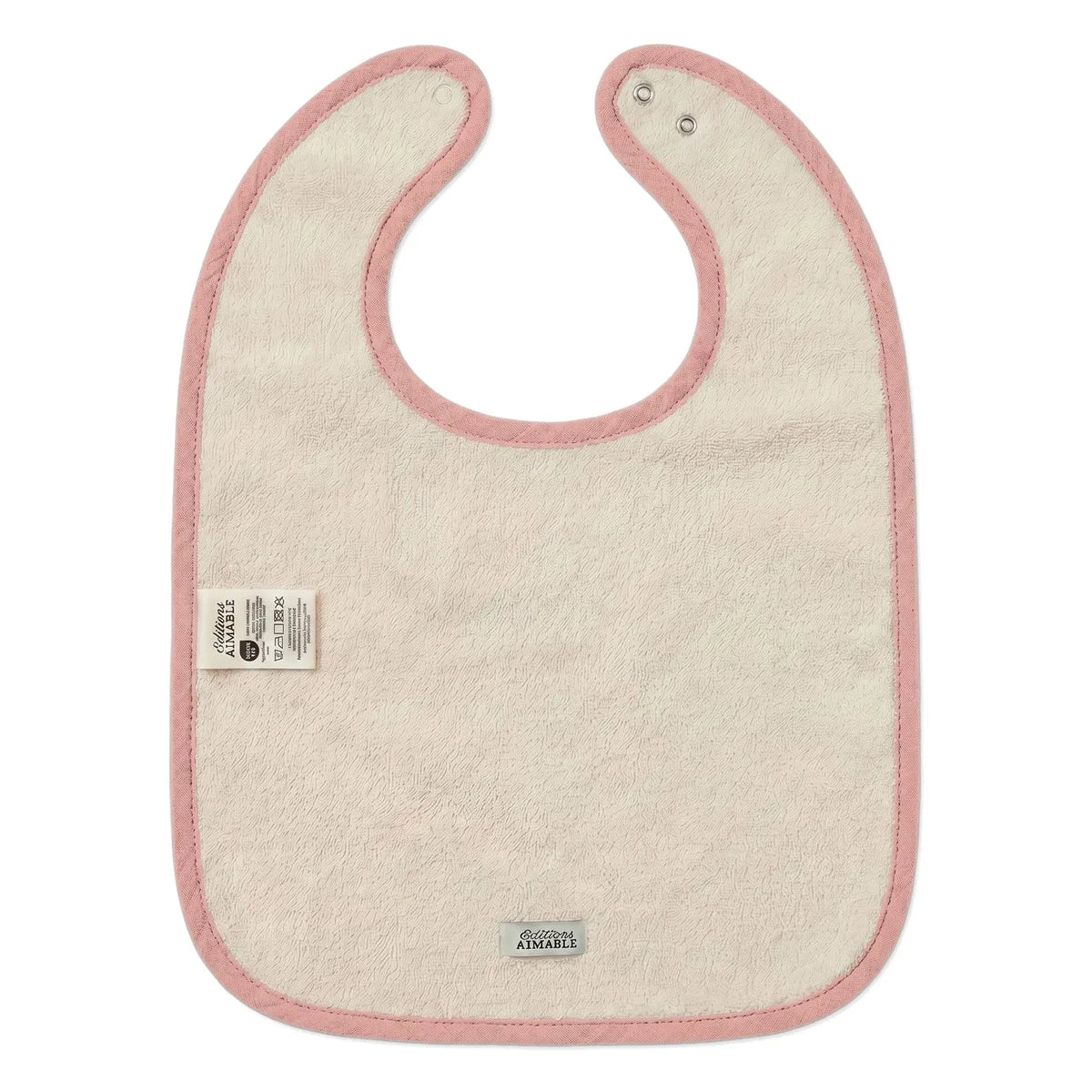Editions Aimable - Bib Bertille | Muselina Rosa Polvo