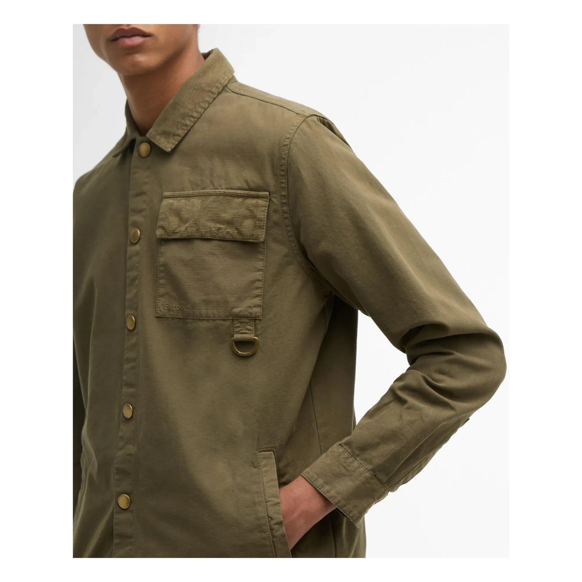 Barbour - Sobrecamisa de Parches Declan | Caqui