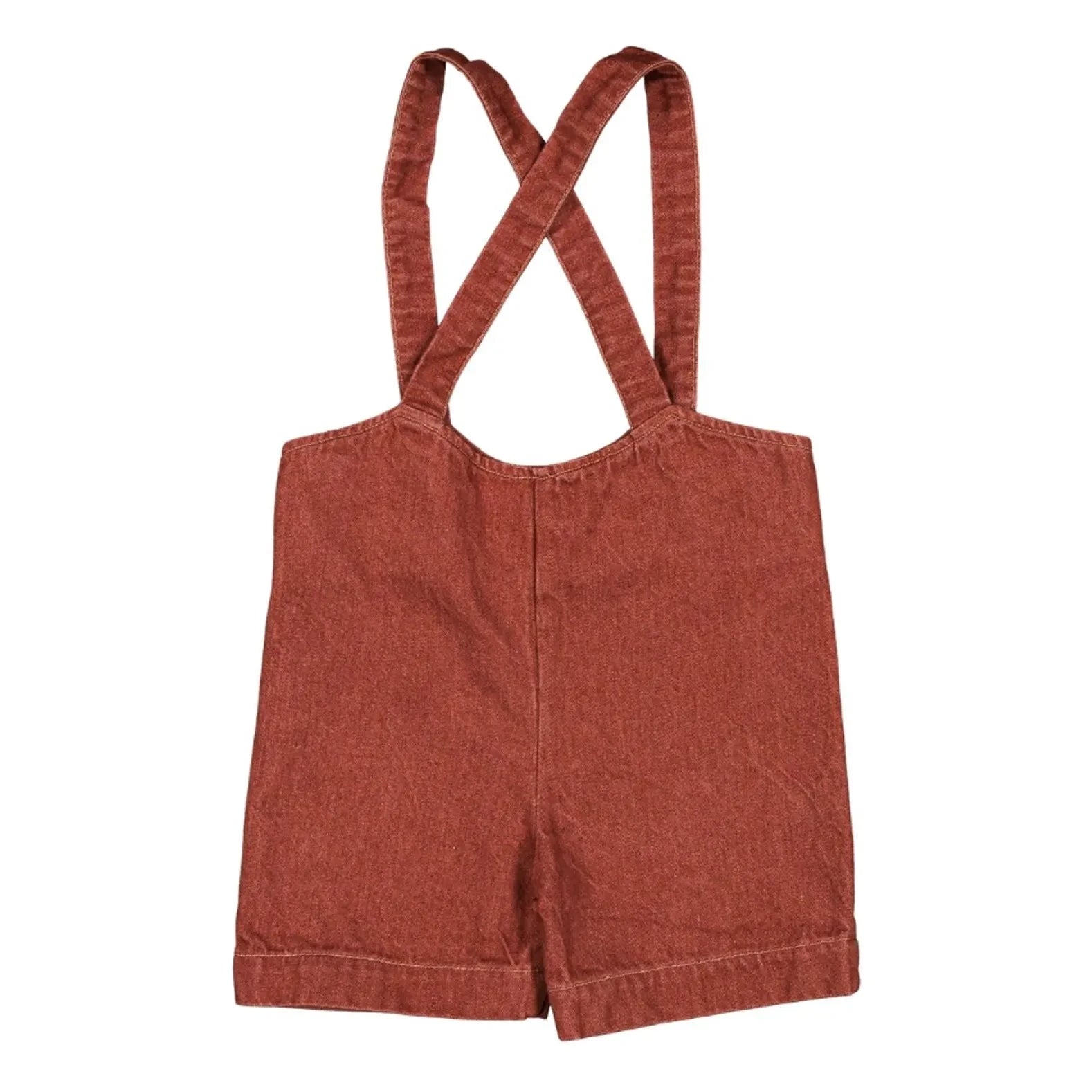 Loir - Octave Denim Jumpsuit | Terracotta
