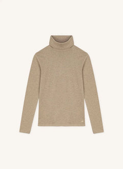 Petit Bateau - Düz balıkçı yaka | Heather beige