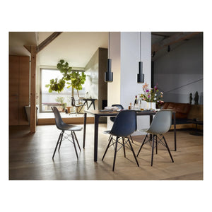 Vitra - DSW Fiberglas Sandalye - Charles & Ray Eames, 1950 | Eames Raw Umber