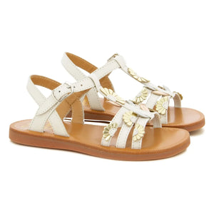 Pom d'Api - Plagette Multi Daisy sandaletler | Krem