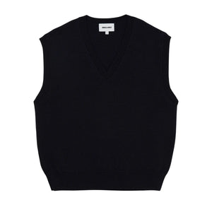 Smallable Woman - Elina Sleeveless Merino Wool Sweater | Navy