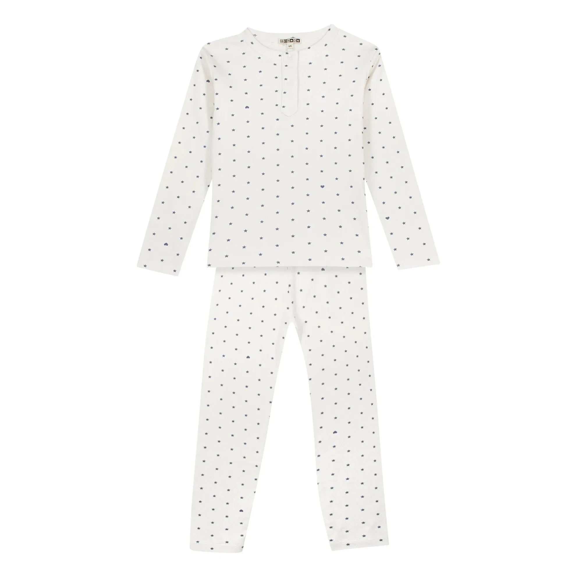 Bonton - Yıldız Desenli Pijama | Mavi