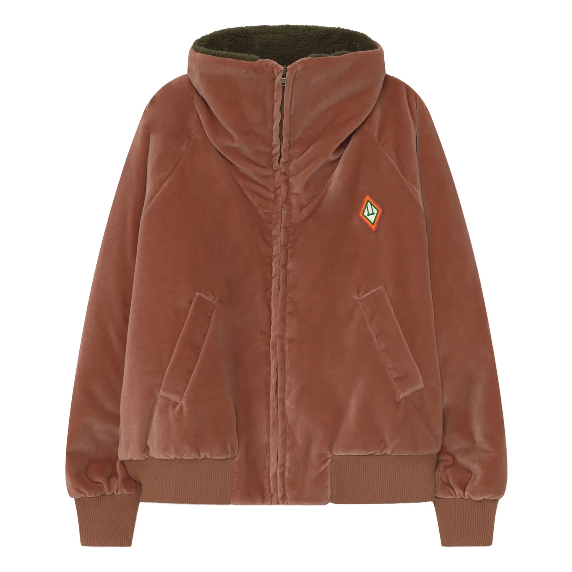 The Animals Observatory - Chaqueta Tiger de terciopelo | Rosa empolvado