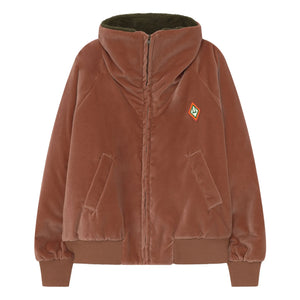 The Animals Observatory - Chaqueta Tiger de terciopelo | Rosa empolvado