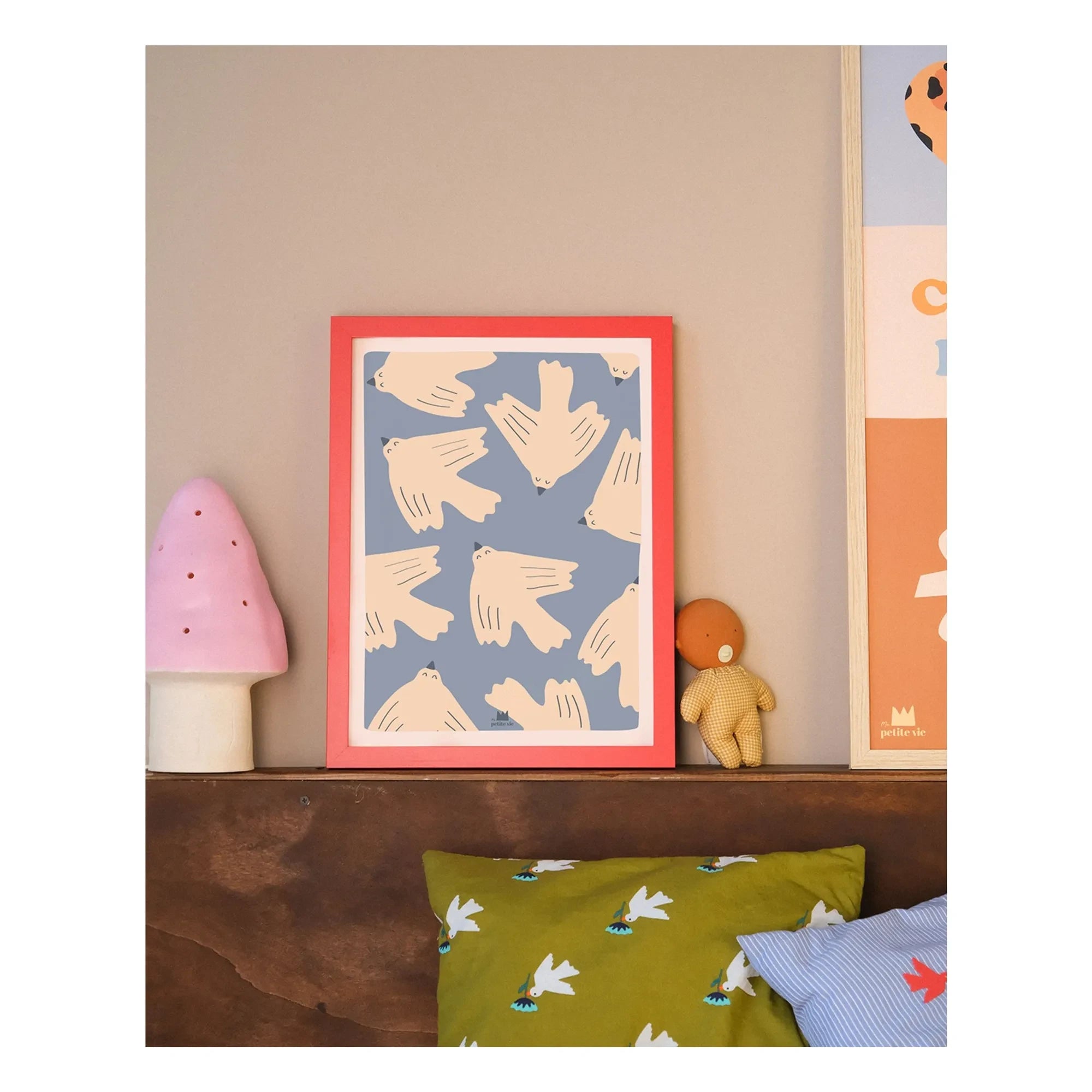 Ma petite vie - Les Oiseux Bleus poster | Mavi