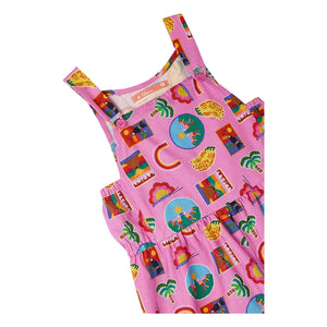 Fabula - Rainbow Romper | Pink