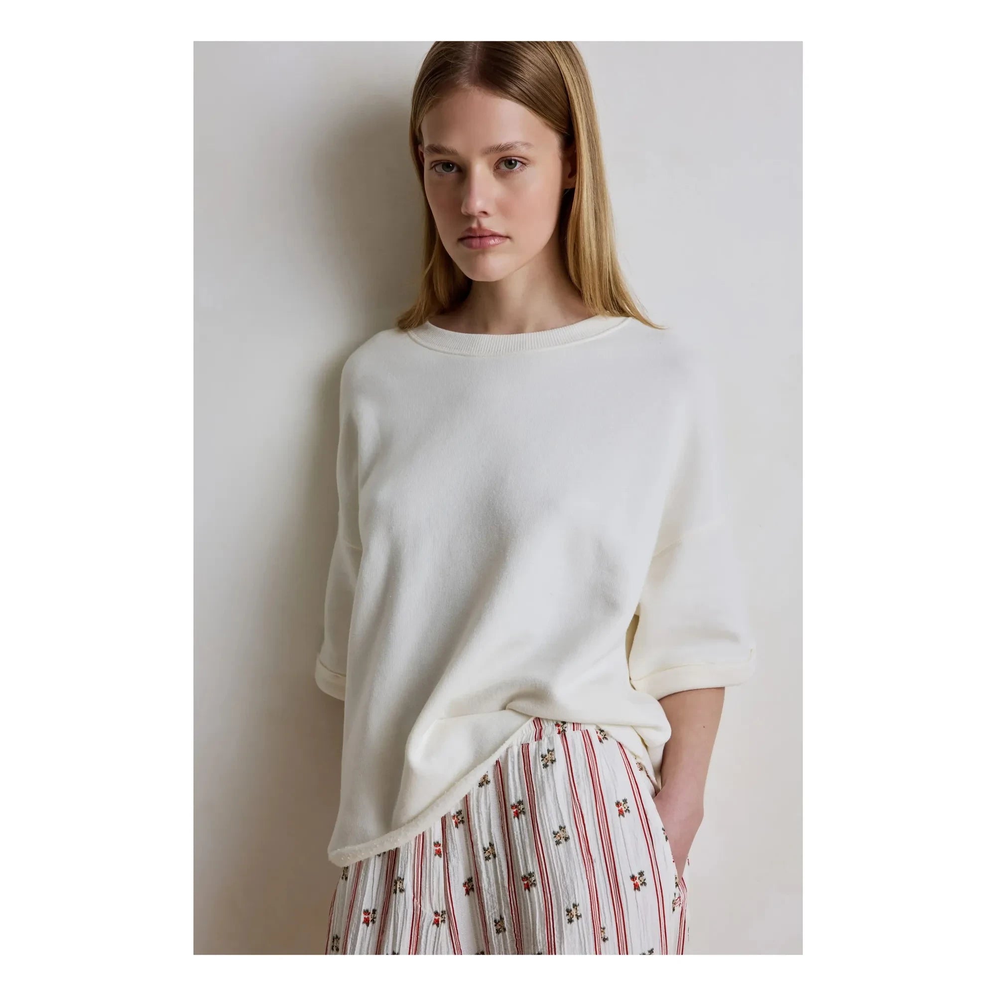 Hod - Solange Pamuk sweatshirt | Krem