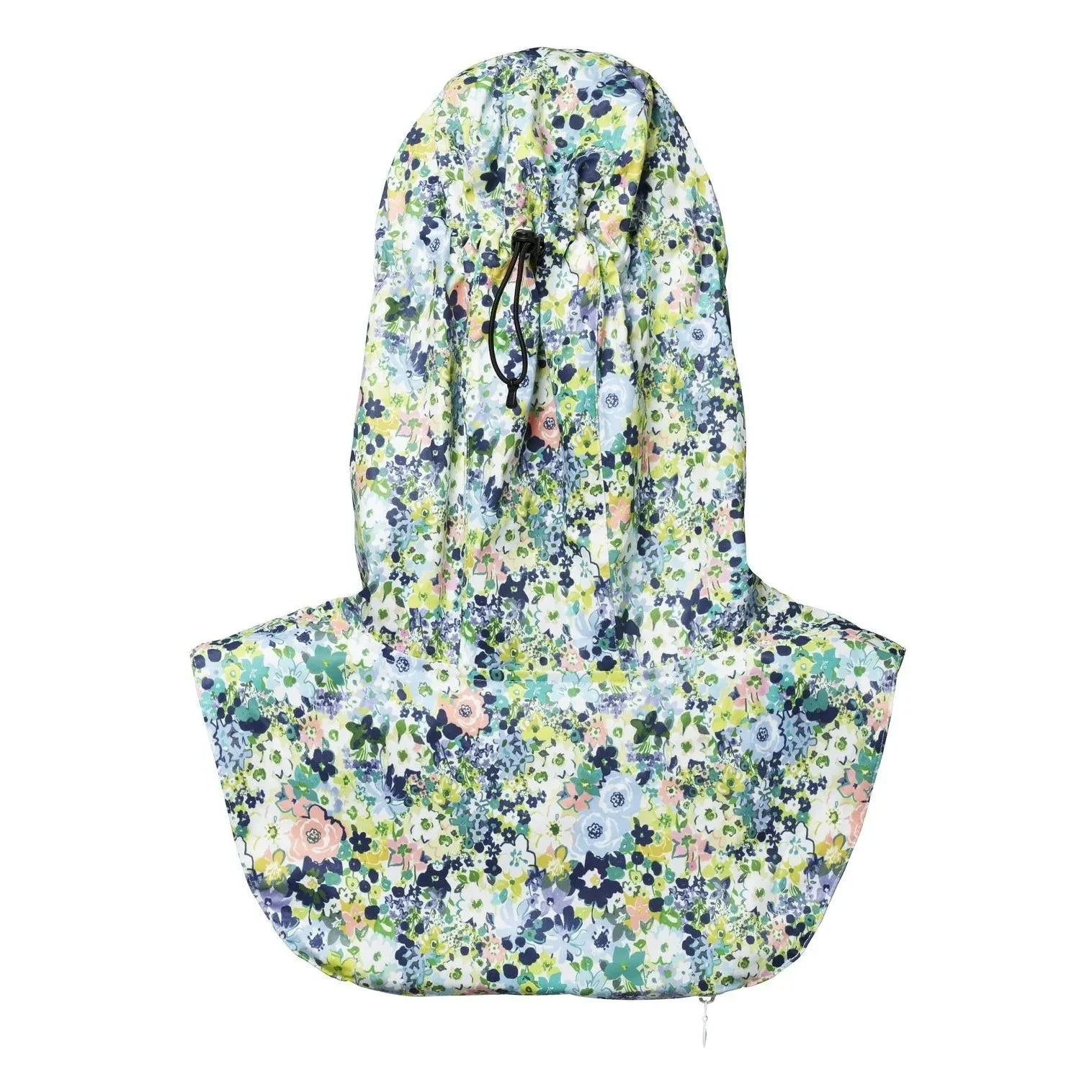 Fudoon - Sudadera con capucha impermeable de flores | Azul