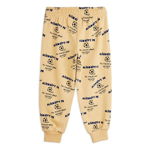 Mini Rodini - Jogger de algodón orgánico Alien City | Beige