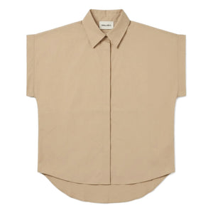 Smallable Woman - Crop Bella Shirt | Frosted Brown
