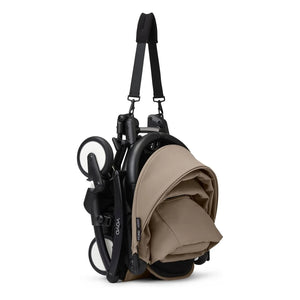 Stokke® - YOYO³ 6+ Baby Stroller Black Frame | Taupe Brown