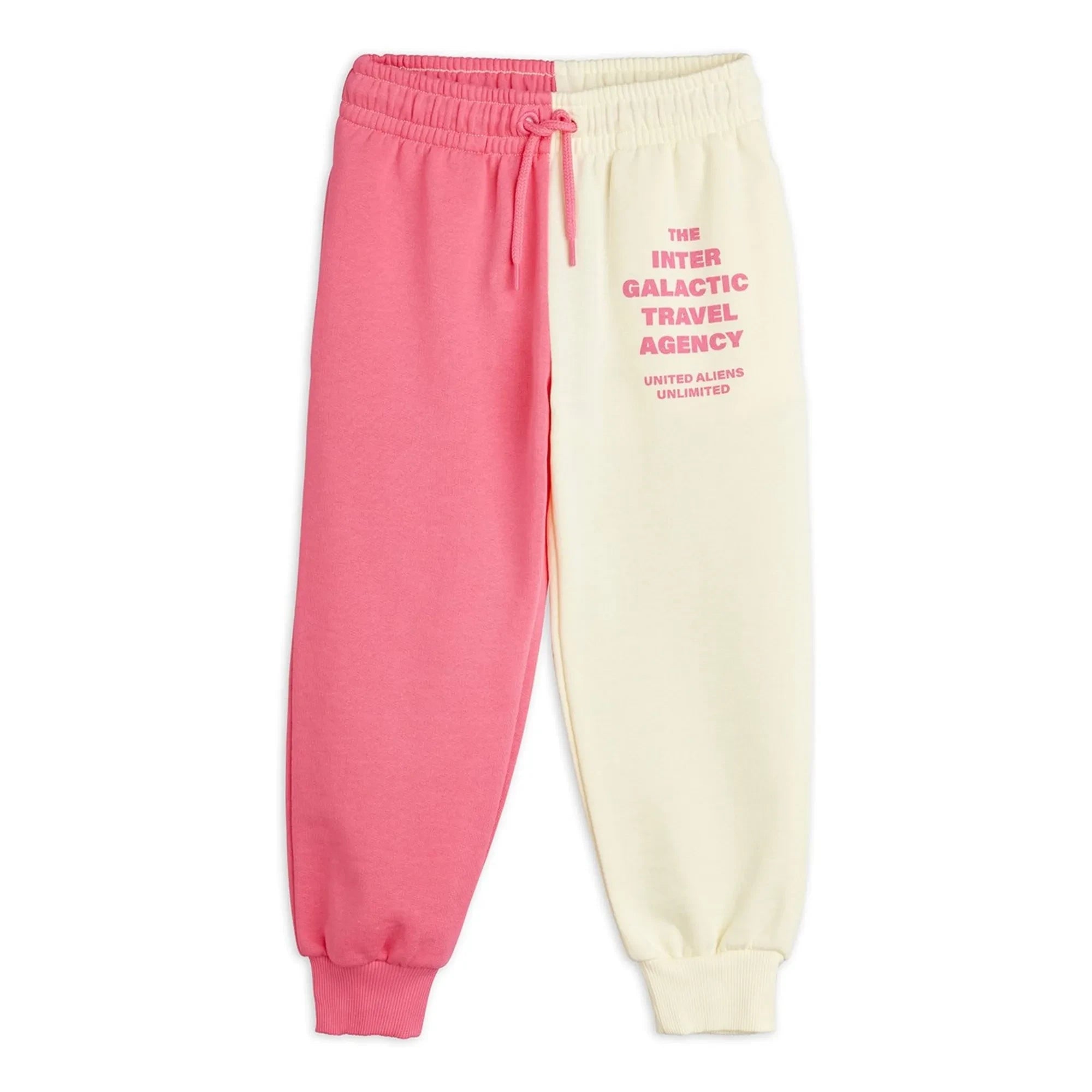 Mini Rodini - Bölmeli Jogger Organik Pamuk | Pembe