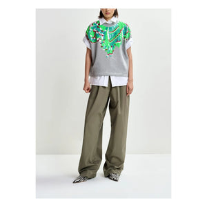Essentiel Antwerp - Sweatshirt Jolies Stickereien | Grün