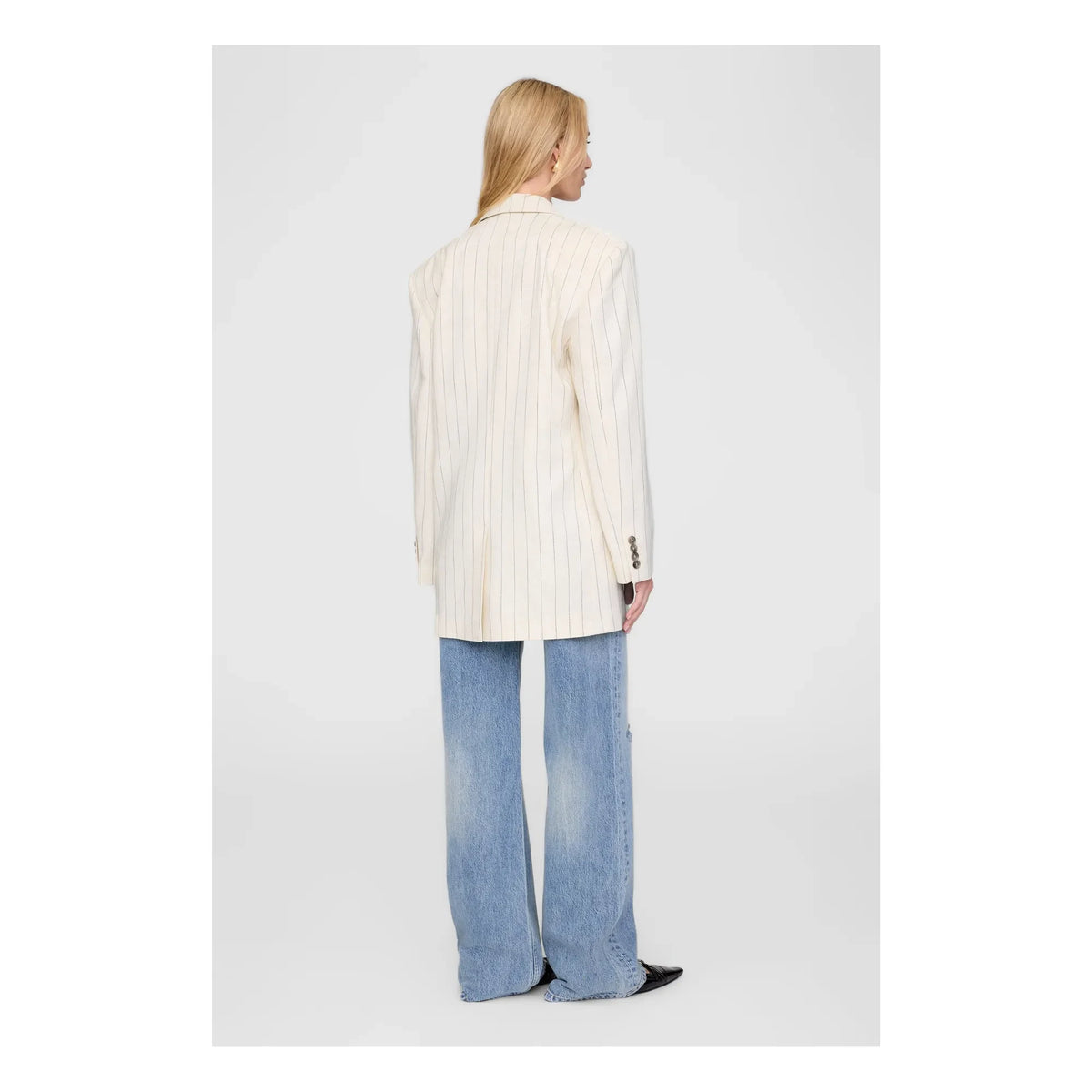Anine Bing - Chaqueta Sara Rayas | Crema