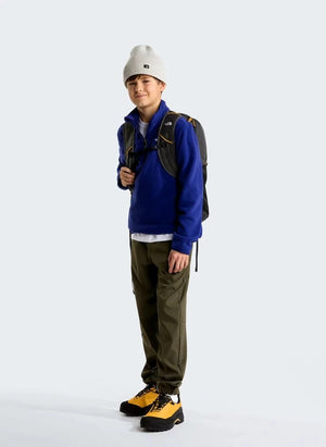 The North Face - Glacier Trucker Tarzı Kapüşonlu Polar | Kraliyet mavisi