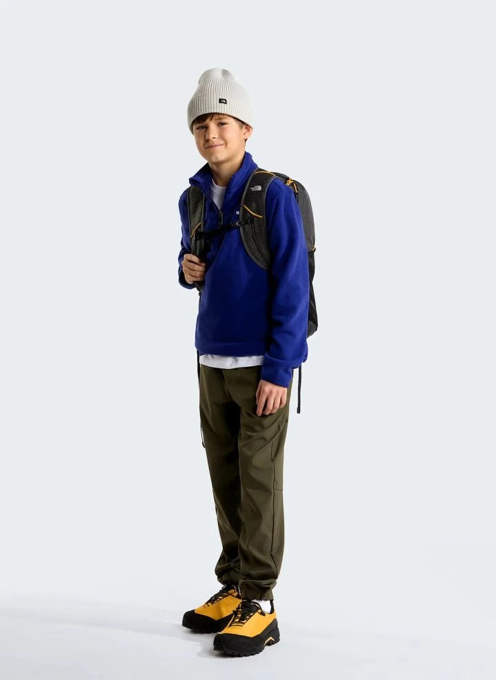 The North Face - Glacier Trucker Tarzı Kapüşonlu Polar | Kraliyet mavisi