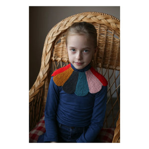 Kalinka - Cordelia ياقة قابلة للإزالة من صوف ميرينو | وردي