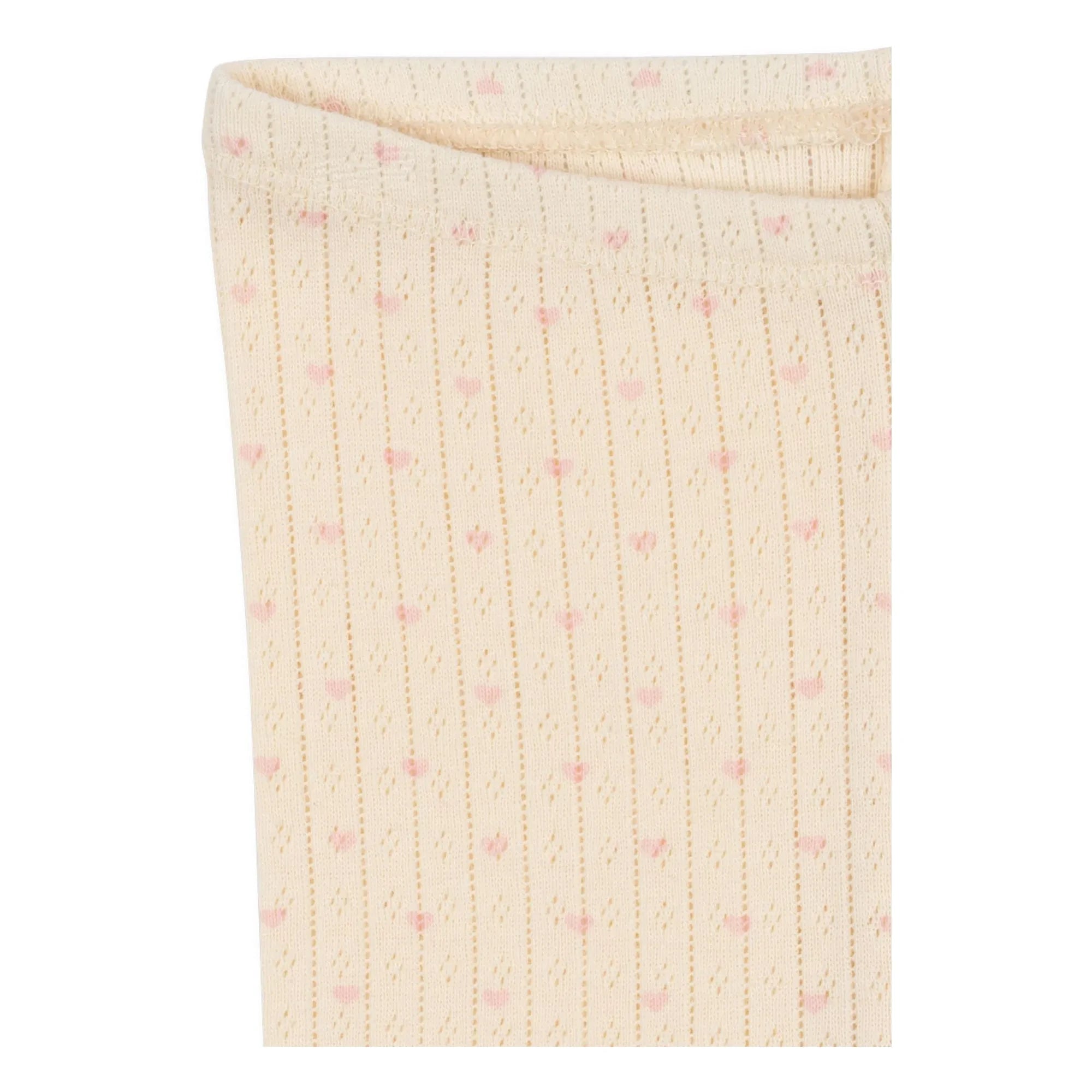 Konges Sløjd - Mallas de algodón orgánico Minnie Hearts | Crudo