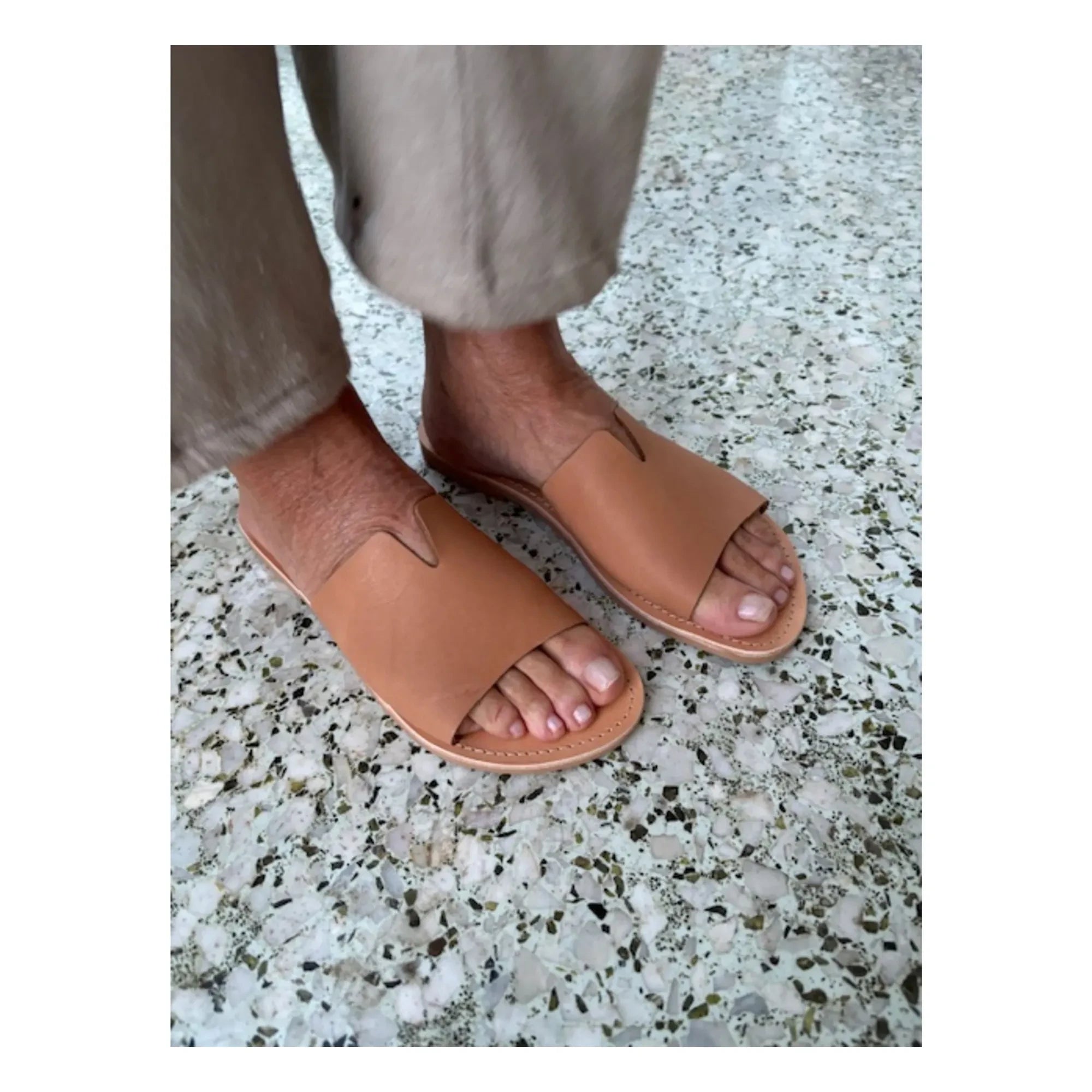 Théluto - Perrine mule | Camel