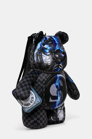 Sprayground - Siyah Küçük Boy Desenli Sırt Çantası 910B6784NSZ