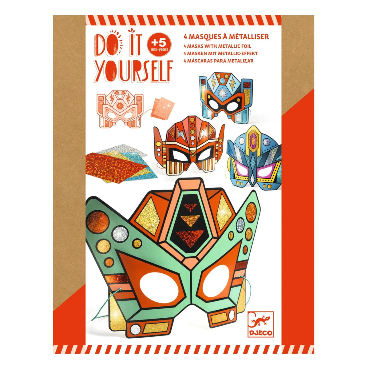 Djeco - DIY - Mosaicos y pegatinas de robots