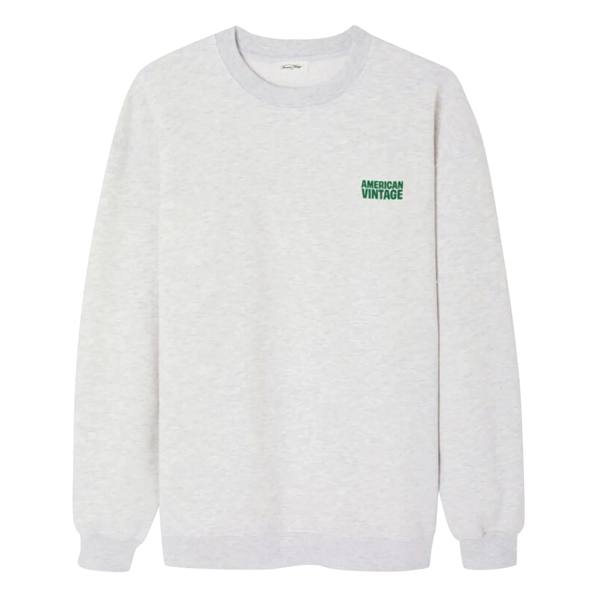 American Vintage - Baptown sweatshirt | Gri melanj