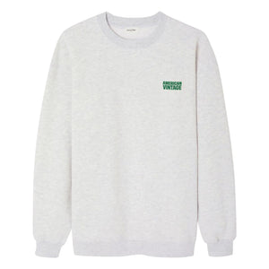 American Vintage - Baptown sweatshirt | Gri melanj