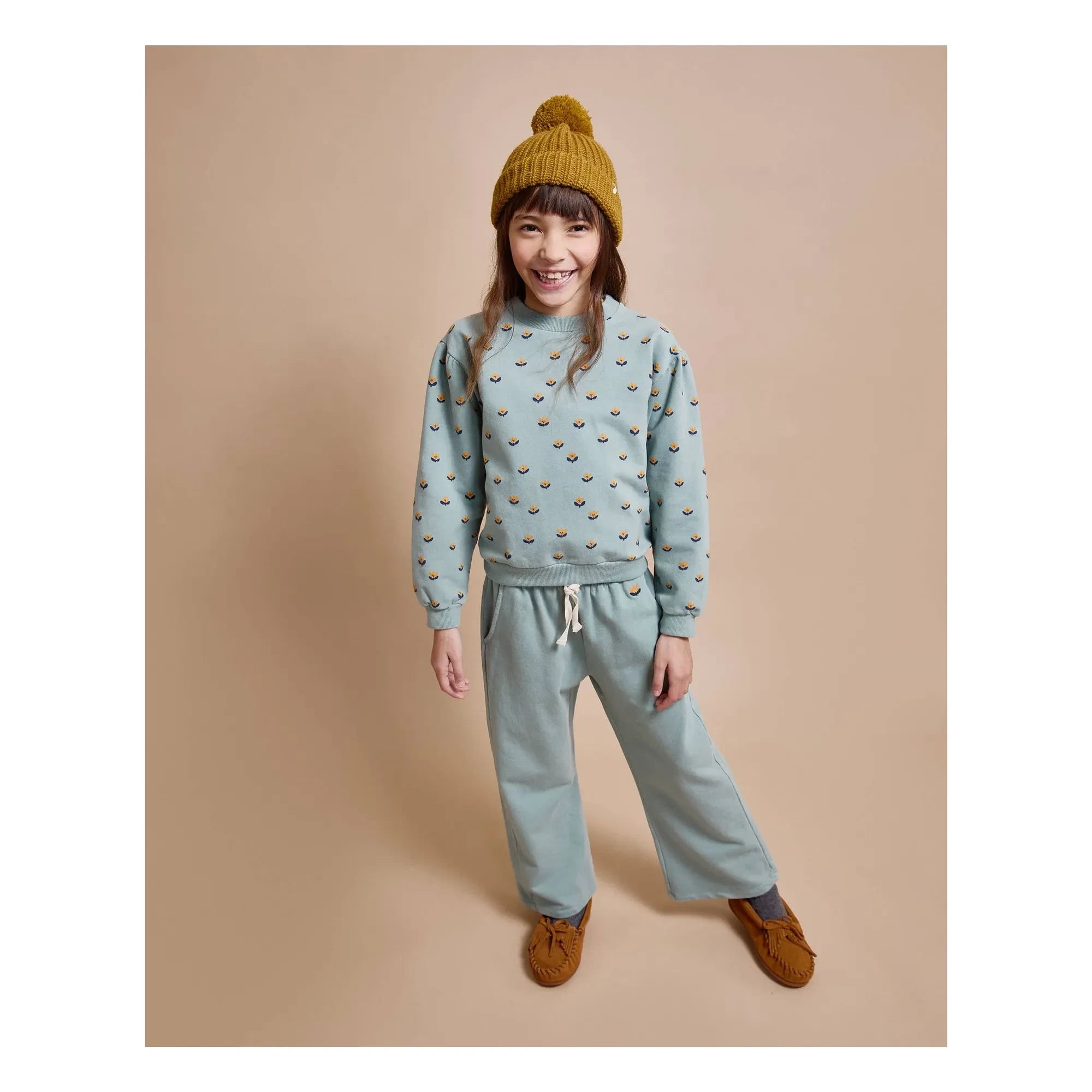 Búho - Pantalón de chándal de algodón orgánico | Verde Cedro