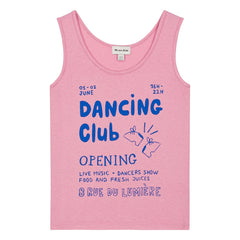 We Are Kids - Marcel Dancing Club askılı üst Organik pamuk | Pembe