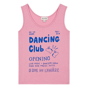 We Are Kids - Marcel Dancing Club askılı üst Organik pamuk | Pembe
