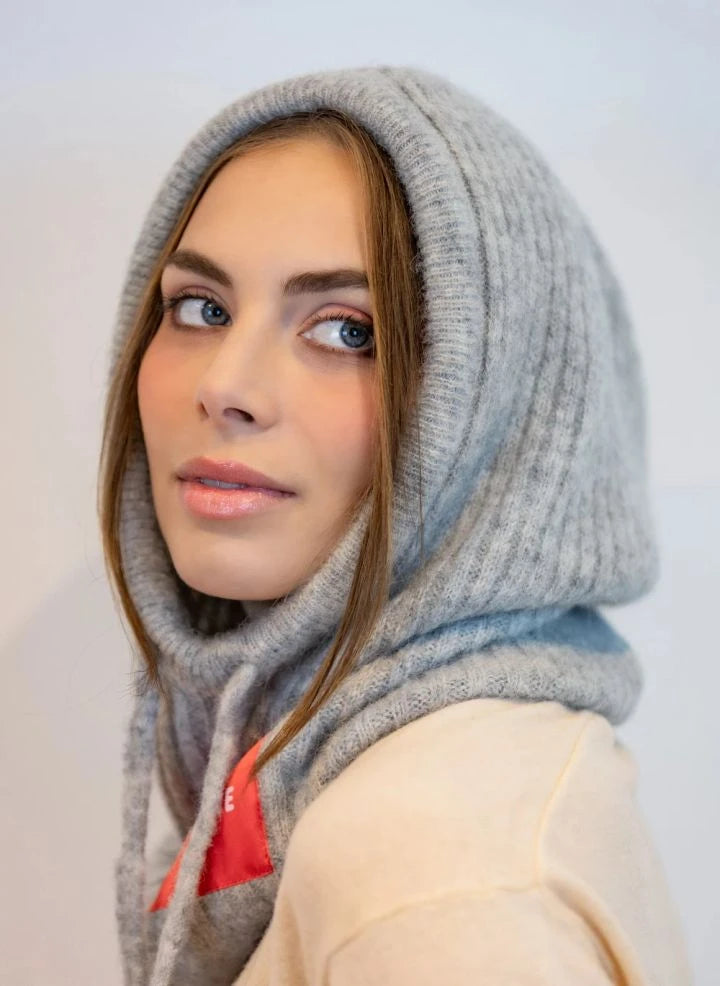 K'puche - Khira Alpaka Kapüşonlu Sweatshirt | Gri