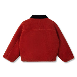 Wynken - Chaqueta Sherpa Reversible | Roja
