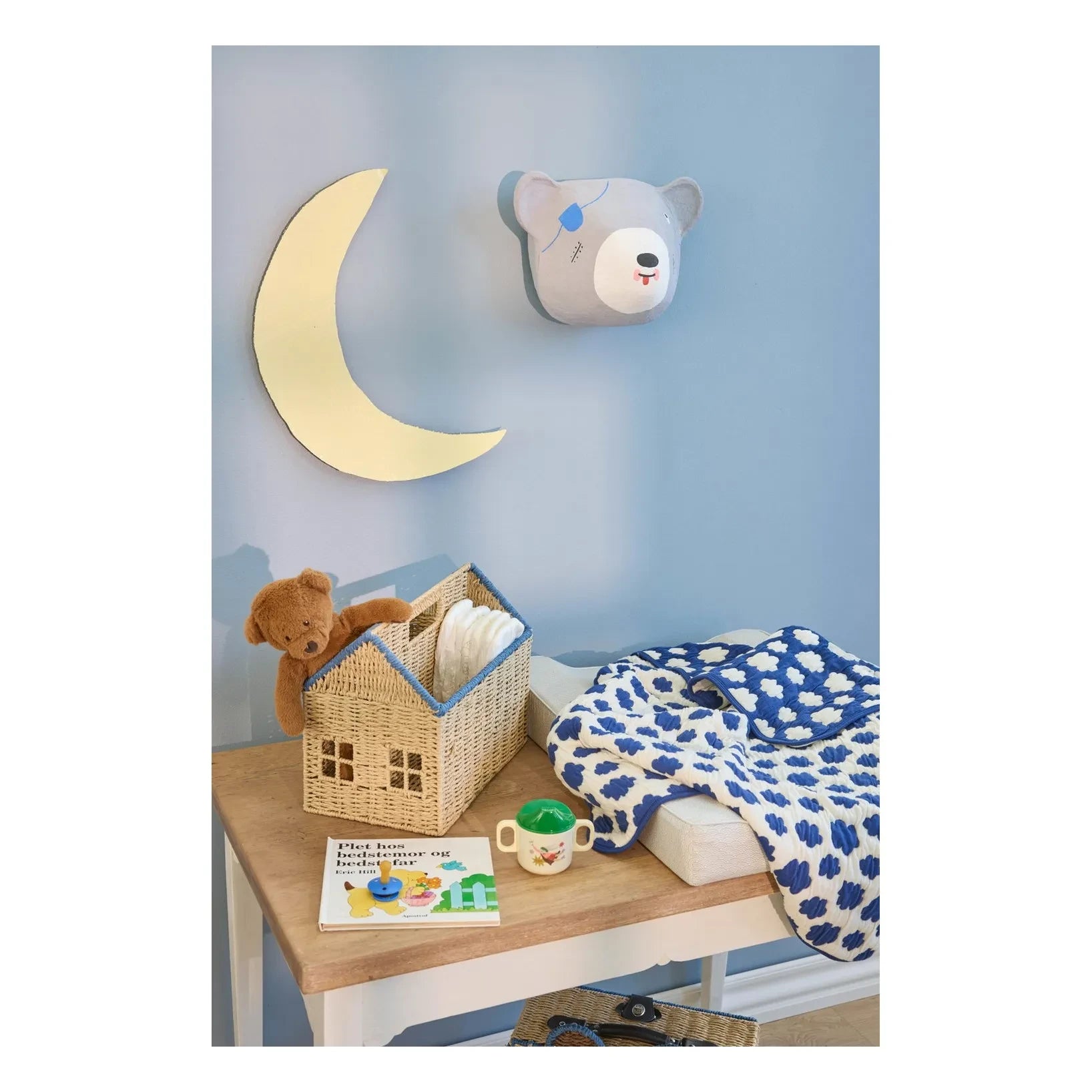 Rice - Bulutlu Atış | Koyu Mavi