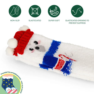 Legami - Adult Noel Slipper Çoraplar Polar Bear - Tam Bir Uyum!