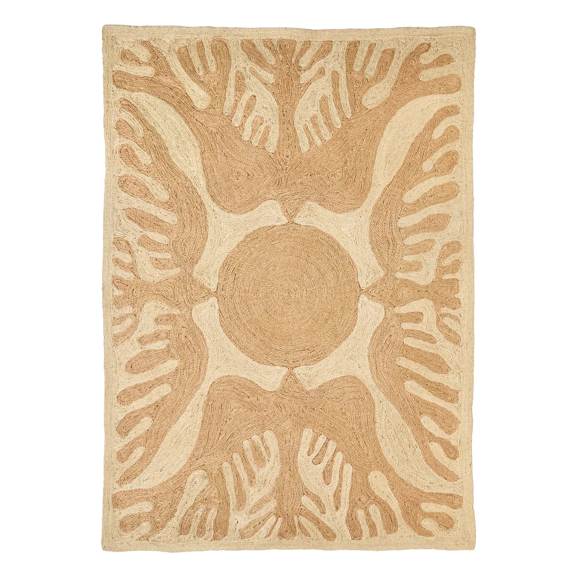 Nanimarquina - Alfombra de yute Sunbirds, Lucia Eames