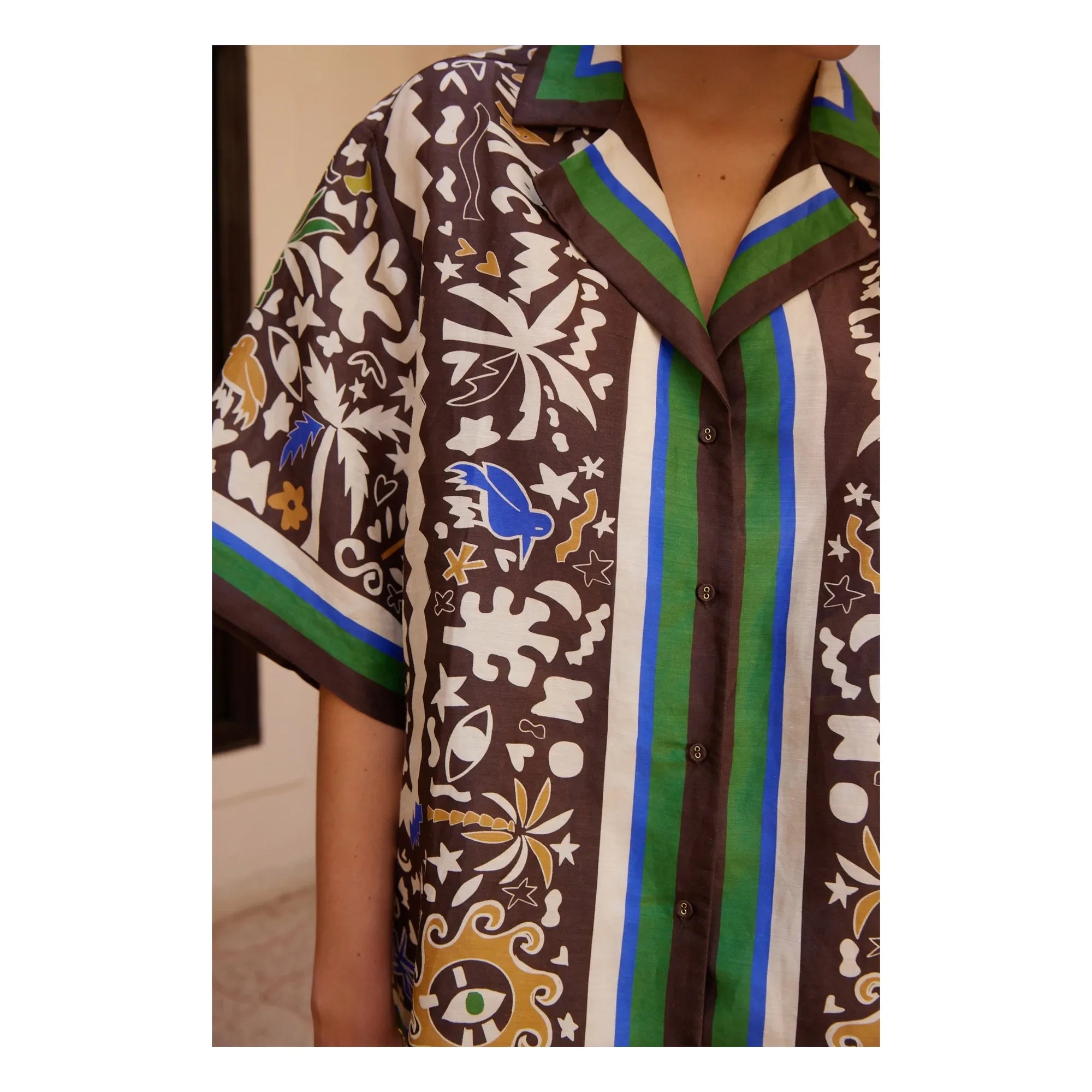 Alémais - Moroccan Shirt | Brown