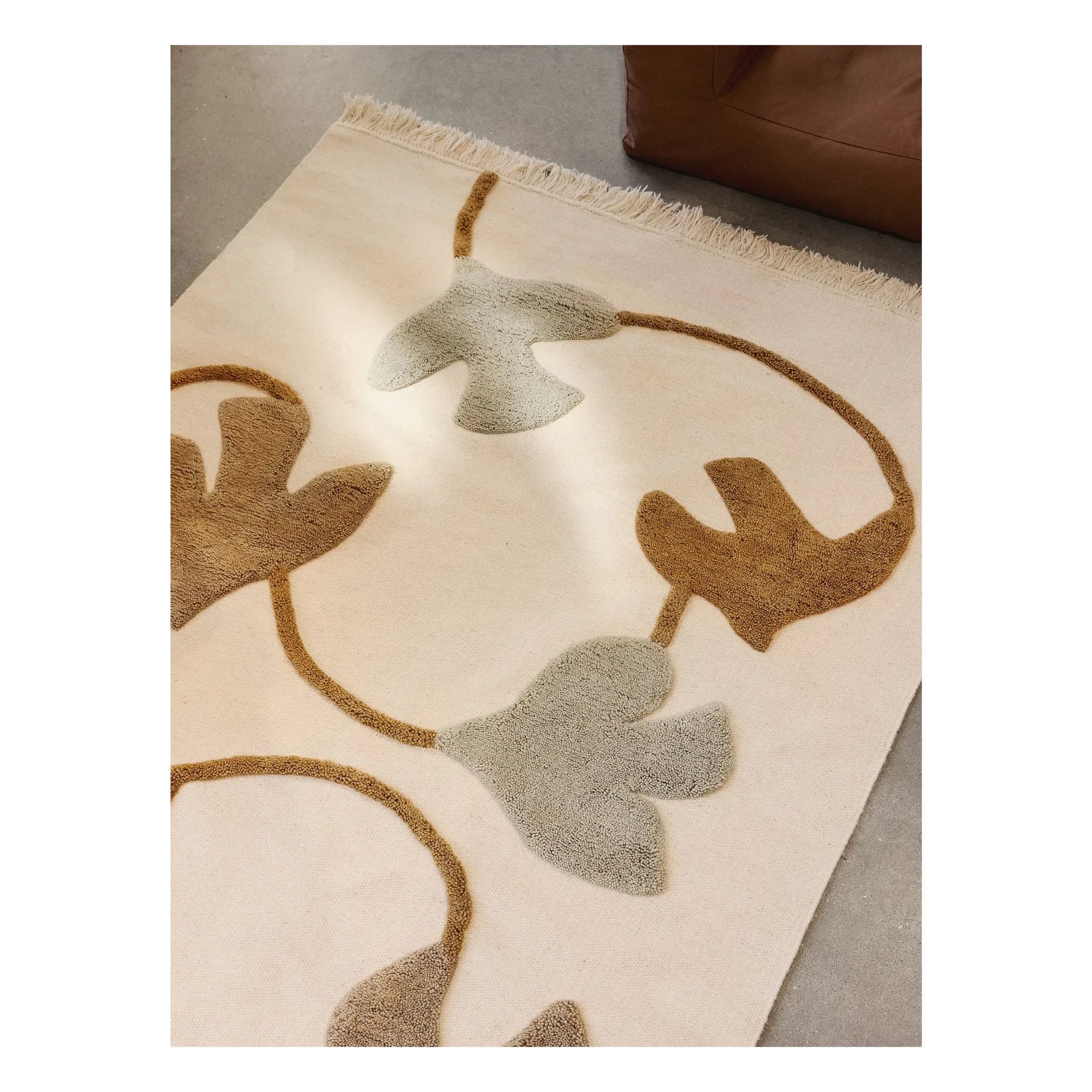 Ferm Living Kids - Swif Bird Teppich | Beige