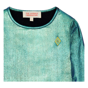 The Animals Observatory - Glänzendes T-Shirt | Metallic-Blau