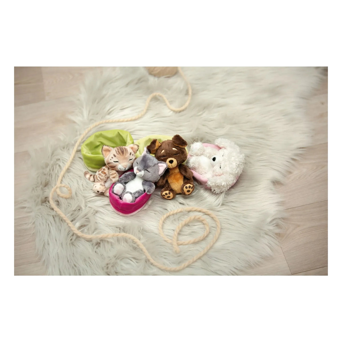 Nici - Bengal kedi peluş - Sleeping Pets | Açık kahverengi