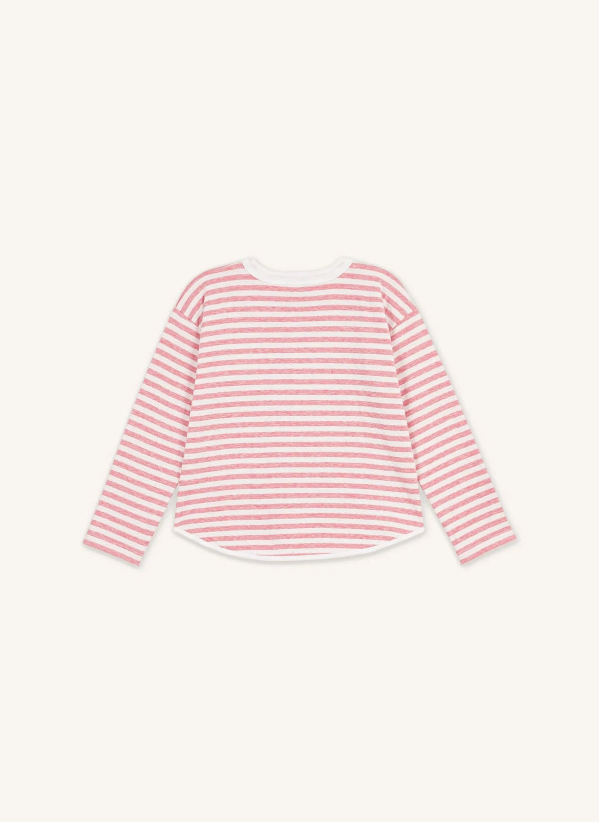 Petit Bateau - Çizgili yuvarlak yaka tişört | Pembe