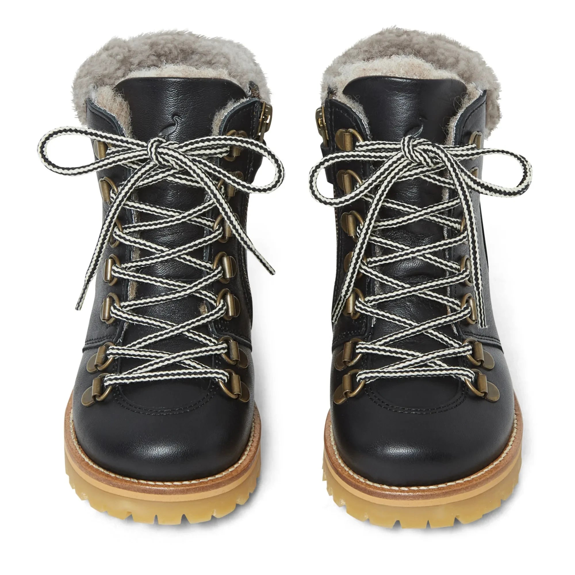 Petit Nord - Botas de invierno con forro de piel | Negro