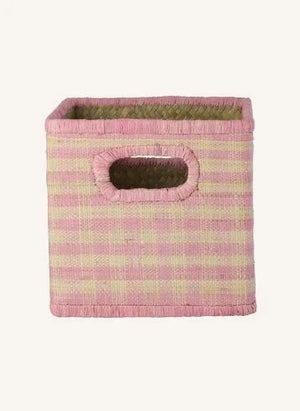 Rice - Rafya sepet | Açık Pembe