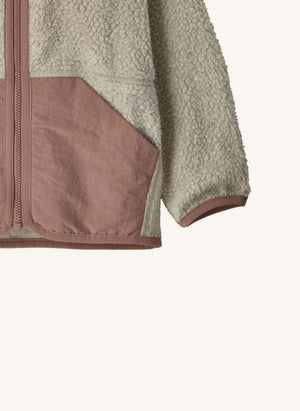 Patagonia - Shearling-Fleece-Jacke aus recyceltem Material | Mauve