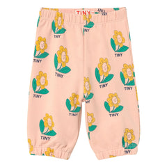 Tinycottons - Organik Pamuk Çiçek Desenli Jogger | Pembe