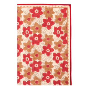 Apaches - Large Patterned Floral Shawl | Brown